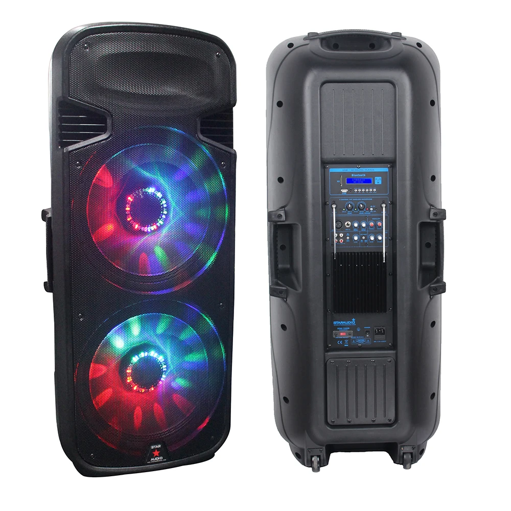 STARAUDIO 4500 W двойной 15 &quotаудио активной этап PA KTV акустическая Колонка RGB света