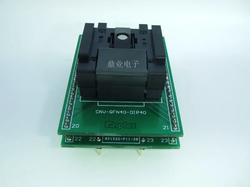 QFN40/DIP40 DFN40 QFN-40BT-0.5-01 burn-в гнездо золотое покрытие IC Тесты ing сиденье скамья