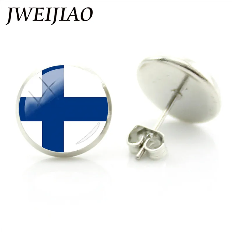 JWEIJIAO Финляндия Швейцария Германия Бельгия серьги с флагом Канада Австралия флаг
