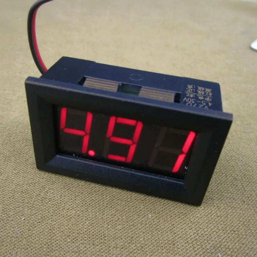 100 шт. цифровой вольтметр с ЖК дисплеем DC 0 56 30 в|digital voltmeter|lcd dcled panel meter |