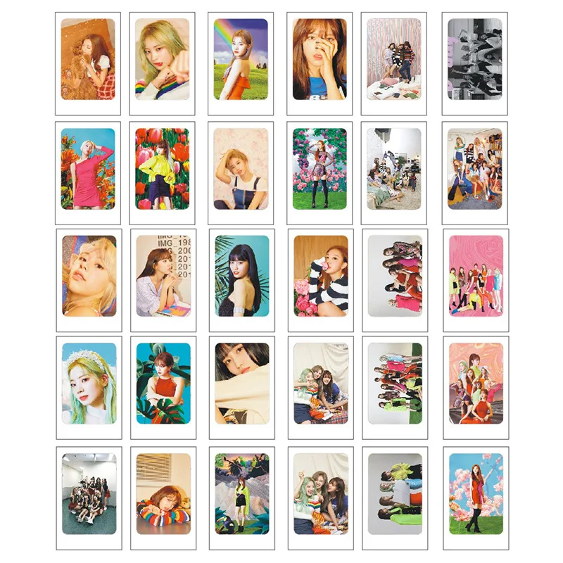 Дважды причудливые вам 7 й мини альбом ломо карты Момо сана Мина фотокарты ЛОМО 30