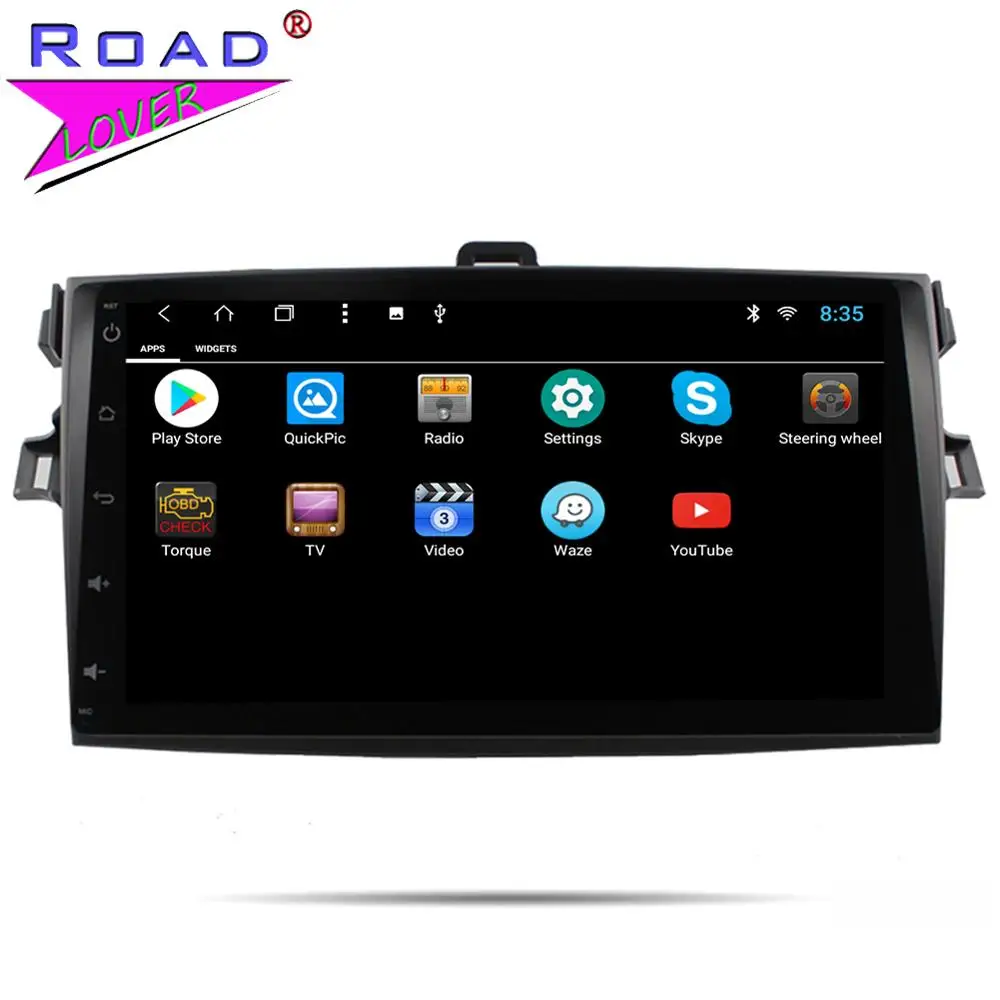 Автомобильный Радио Android 8 1 DVD мультимедийный плеер авторадио для Toyota New Corolla 2007