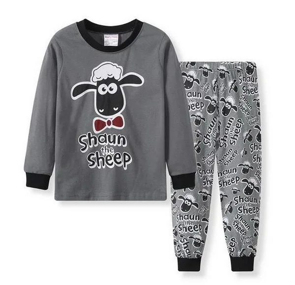 STYLE 30 Детские пижамные комплекты с длинными рукавами, новинка, весенне-осенняя Пижама с динозавром для мальчиков и девочек 3, 4, 5, 6, 7, 8 лет, Пижама - Цвет: STYLE 30