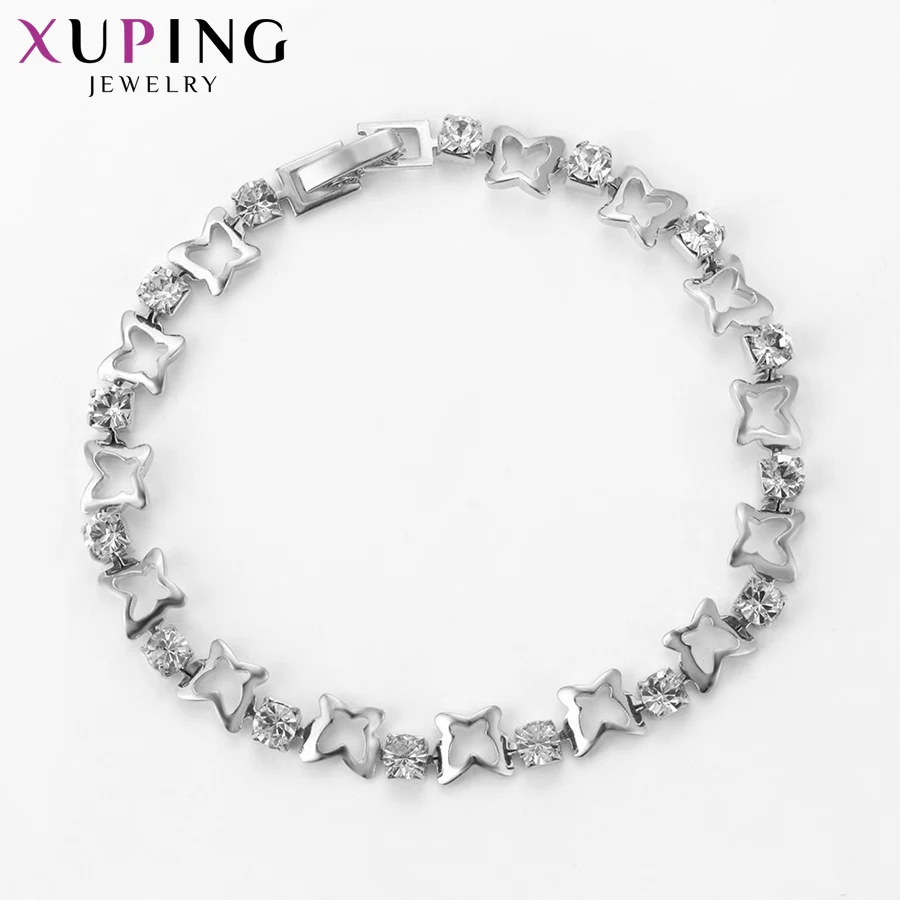 Xuping European Style Fashion Bracelets Charm Women Girls Imitation Jewelry Party Gifts 75088 | Украшения и аксессуары