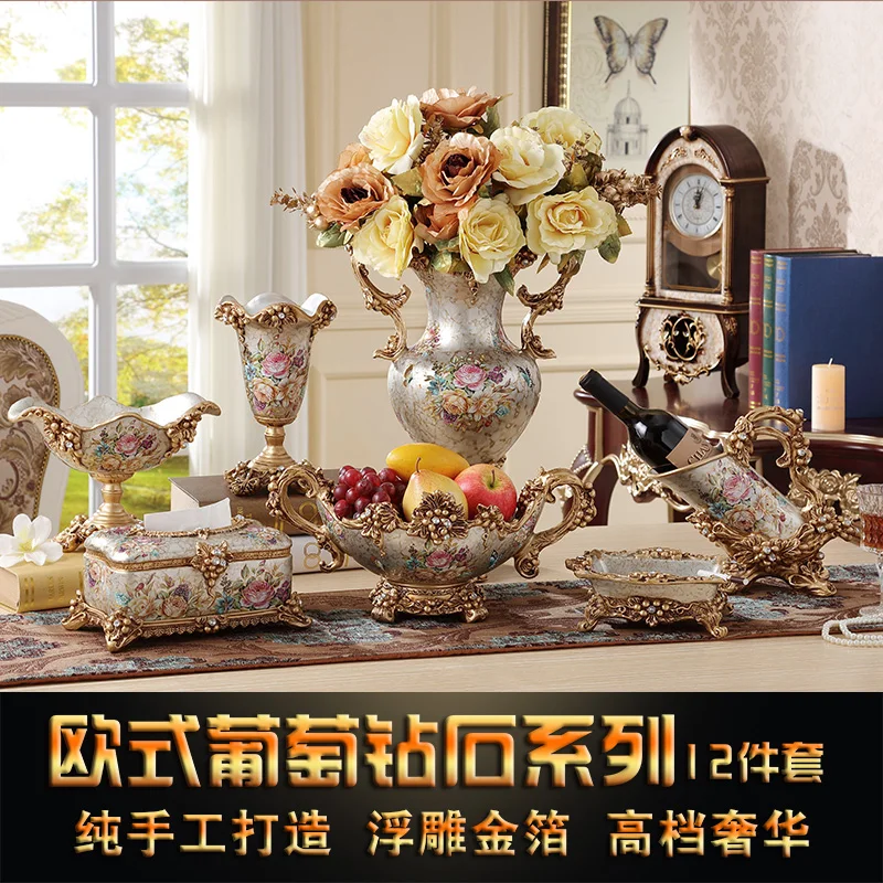 Украшение для гостиной в европейском стиле роскошный костюм домашняя мебель