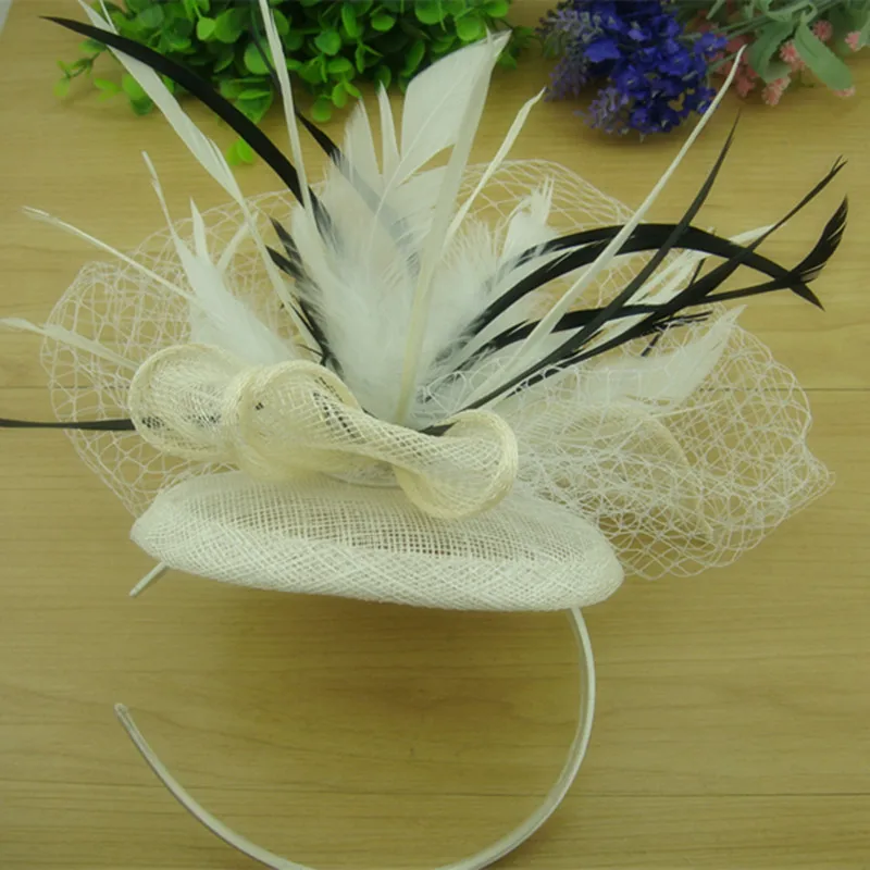 

Sinamay Hats Fascinator Hair Accessories Cocktail Hats Wedding Headwear Party Hats Free shipping Multiple Colors 6Pcs/Lot MSF287