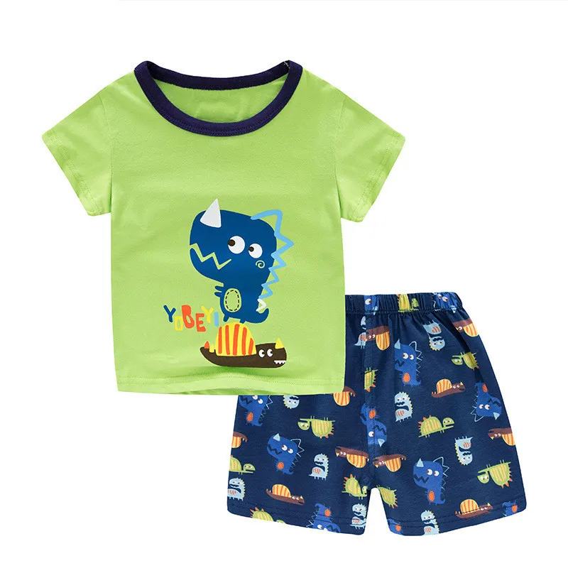 SAILEROAD/милый пижамный комплект для маленьких девочек детская летняя Пижама робкая