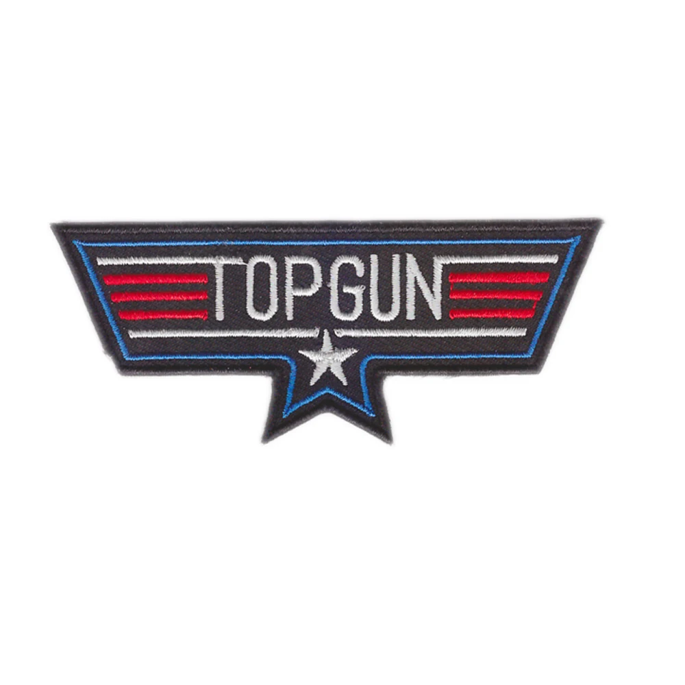 Новое поступление военный темно синий пистолет вышитая нашивка логотип