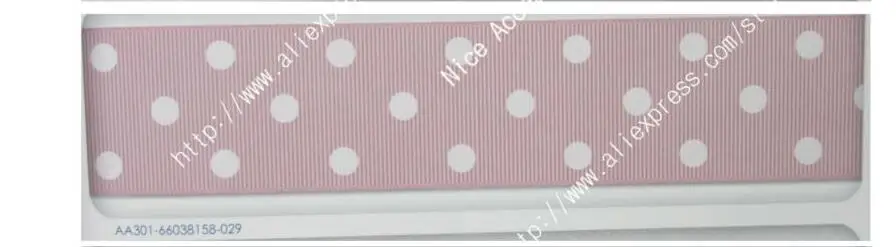 24 1-1/2 ''38 мм полиэстер горошек печатные корсажная лента пятна dotty ленты для волос аксессуары - Цвет: 24