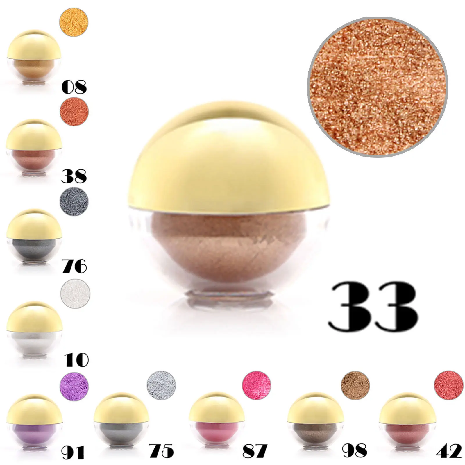 Новинка пудра для век Anmas Rucci с шиммером и жемчугом косметика пигмент макияж тени