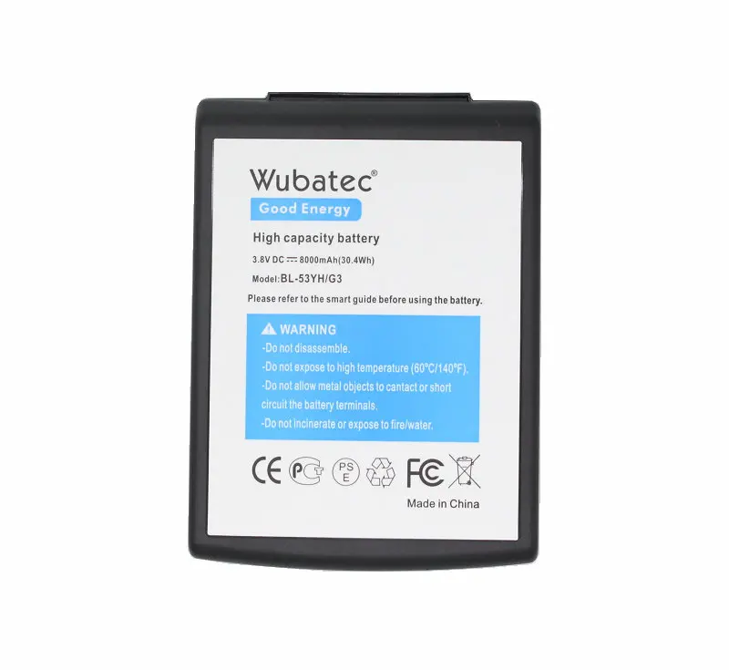 Wubatec 3x8000mAh G3 телефон с увеличенной батареей и ТПУ чехол для LG D855 D858 D859 F400 F460 D830 D850 D851