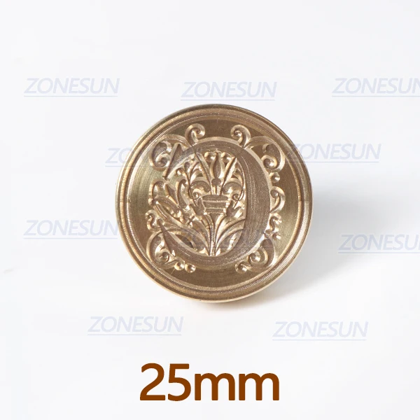 C with handle ZONESUN Письмо Конверт уплотнение воск медь печать штамп искусство декоративное уплотнение воск печать штамп деревянная ручка свадебный пост подарки - Цвет: C with handle