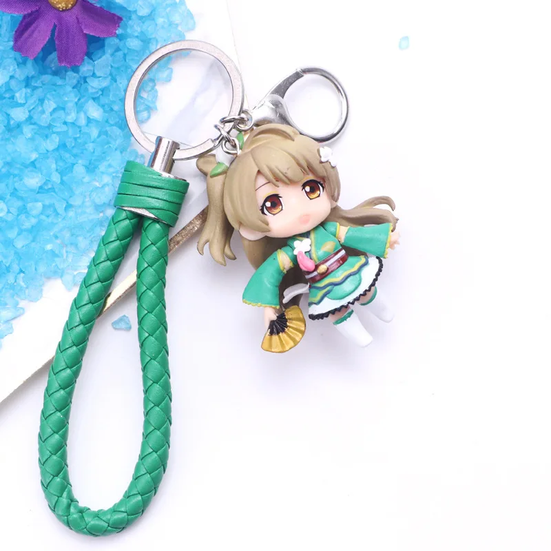 Случайные 9 шт. аниме Love Live! Koдори минами Касака Хонока ПВХ фигурка Q версия брелок