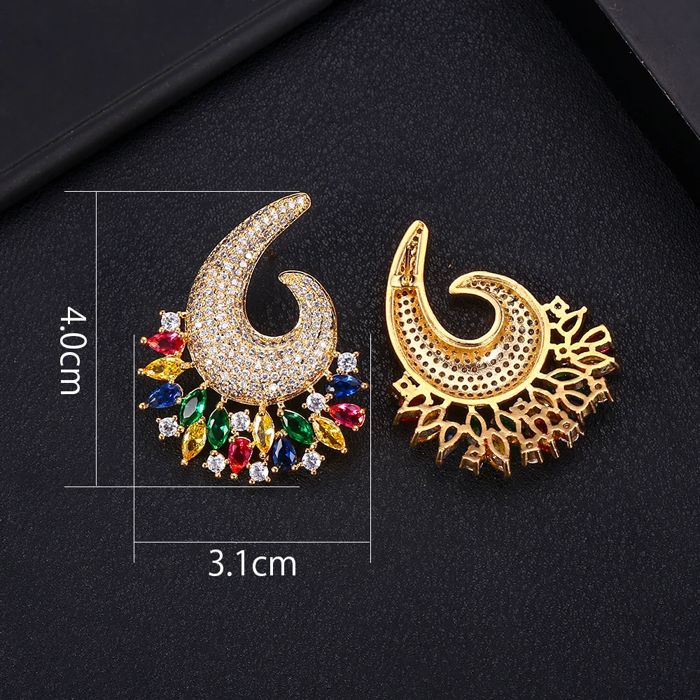 Janeklly модные геометрические серьги-гвоздики для женщин аксессуары полные