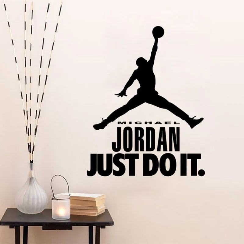 Майкл Джордан этикета стикер Книги по искусству Домашний Декор Баскетбол