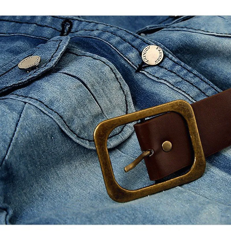 

M-5XL New Summer Women Dresses Plus Size Fashion Turn-down Collar Casual Solid Belt Slim Jeans Dress For Women Denim One-piece
