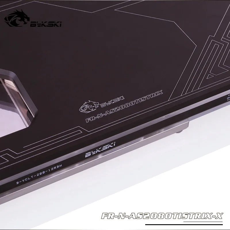 Bykski водного блока использовать для ASUS ROG STRIX-RTX2080TI-O11G-GAMING/полное покрытие медный блок/RGB светильник/совместимый бэкплейт