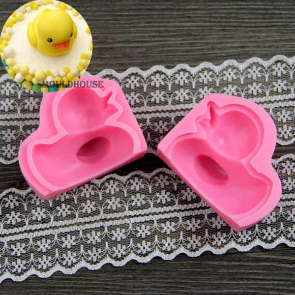 

Силиконовая форма Lovley Duck sugar для торта, форма для мыла, пара форм для глазирования