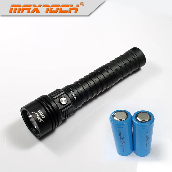 Фиолетовый MAXTOCH D01 2500lm XHP50.2 светодиодный фонарь для дайвинга DO1, водонепроницаемый, для дайвинга, без темного центрального луча, фонарик для дайвинга - Цвет: Фиолетовый