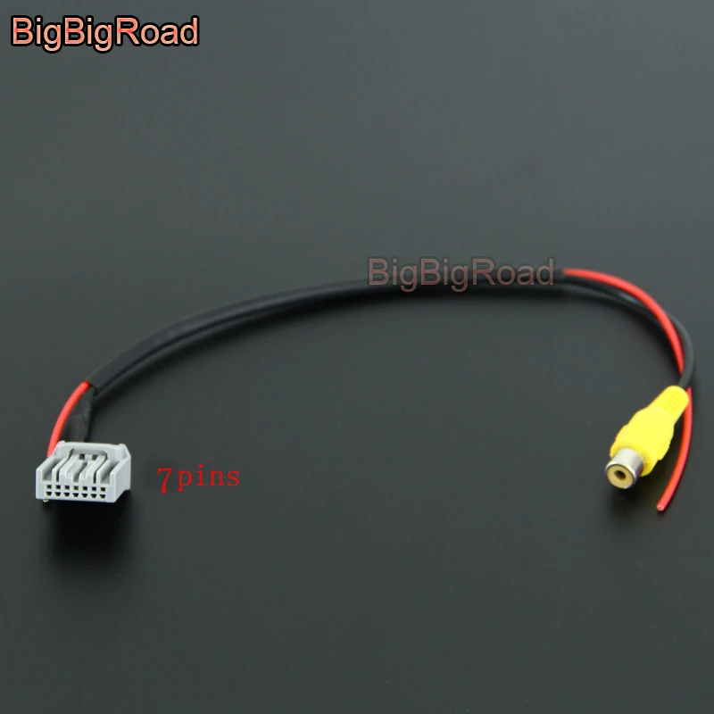 BigBigRoad для Хонда сrv CR-V 2012 2013 автомобильный адаптер разъем провода кабеля сзади Камера видео Вход RCA