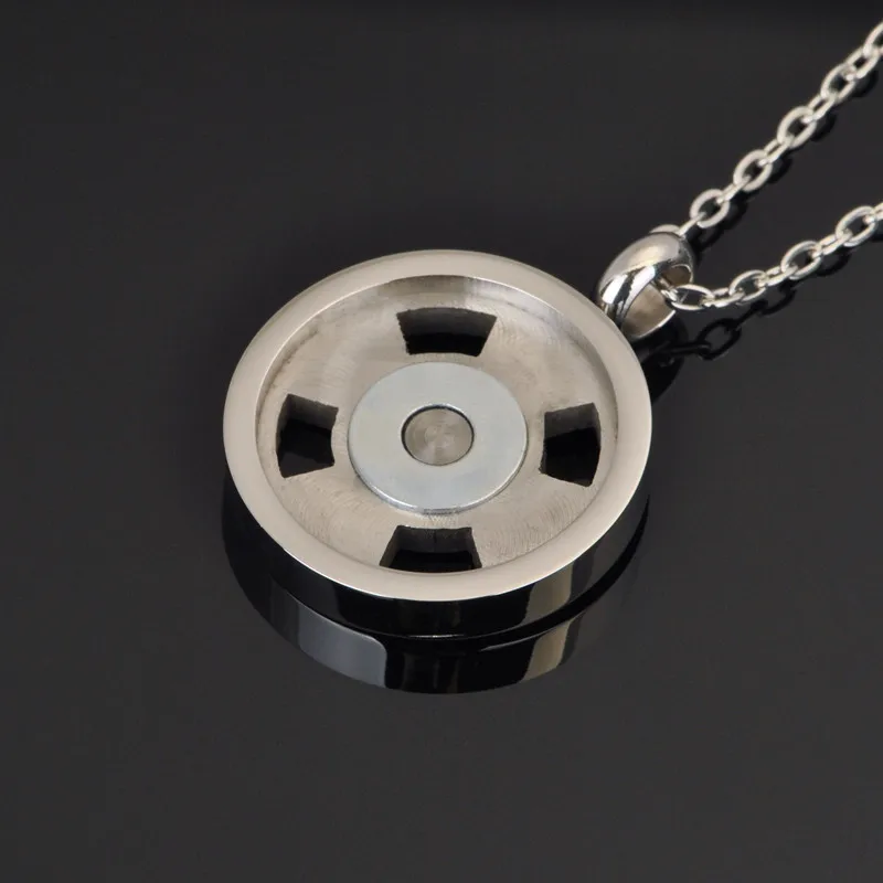 Pendant Base 30004 Hottime Магнитная Нержавеющая сталь DIY Подвеска Цепочки и ожерелья Мощность диск покрытием из розового золота Цепочки и ожерелья Средства ухода за кожей цепь здоровье Цепочки и ожерелья для Для женщин - Окраска металла: Pendant Base 30004