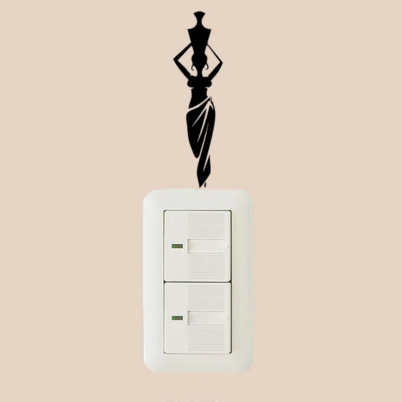 Красивая Женская модная Наклейка на стену в спальню оформление фотообои 6SS0067|wall