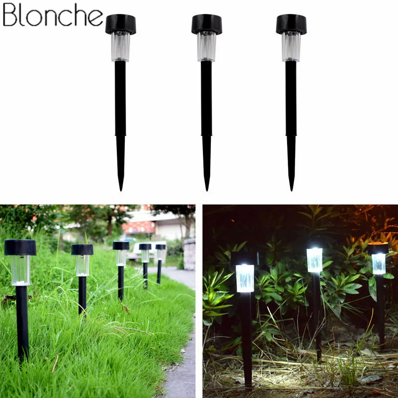 

Outdoor Solar Led Garden Light for Yard Path Lawn Decorative 100% Solar Power Garden Lamp Waterproof Street Lighting Luminaire