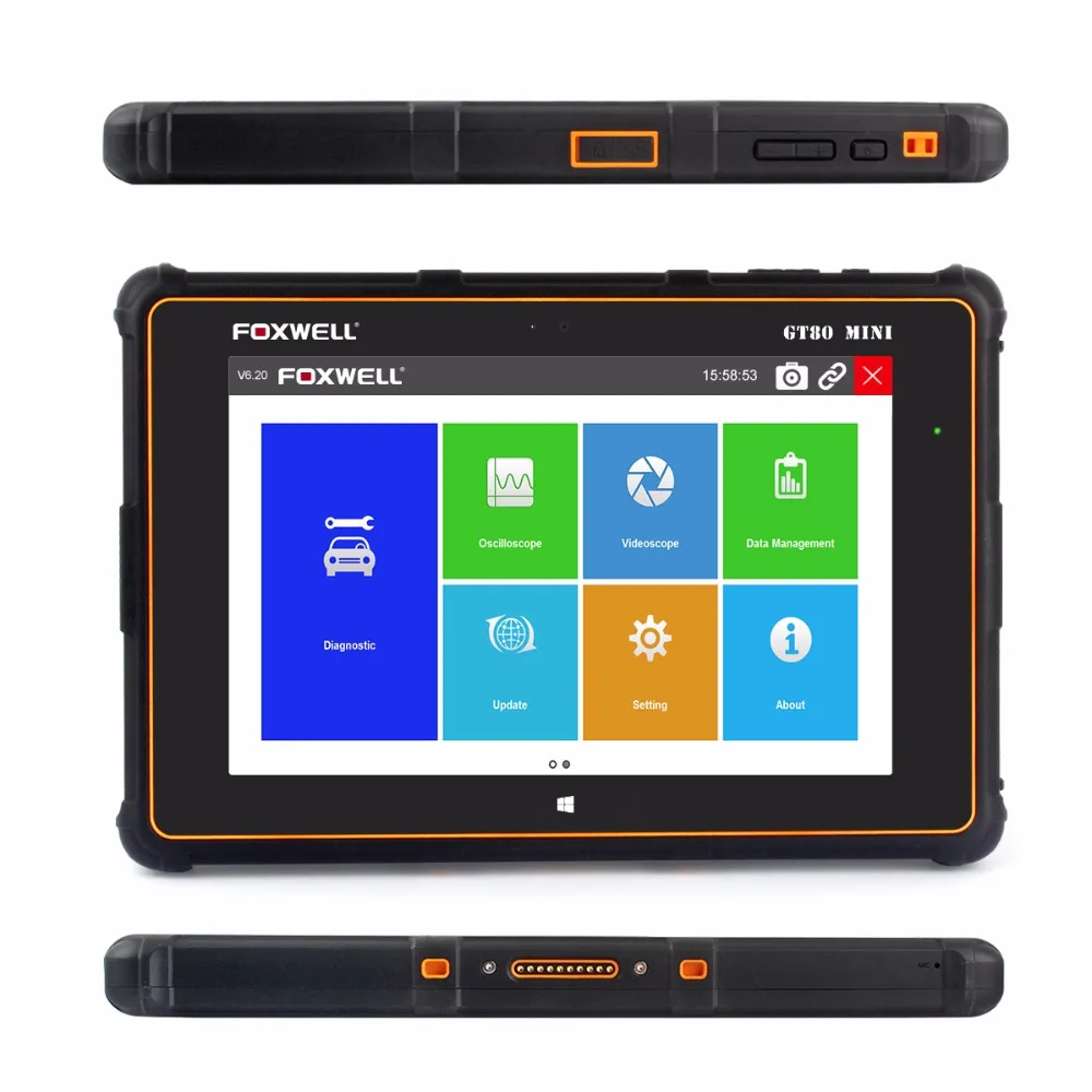 FOXWELL GT80 Мини OBD OBD2 диагностический автомобилей сканер инжектор кодирования DPF Air