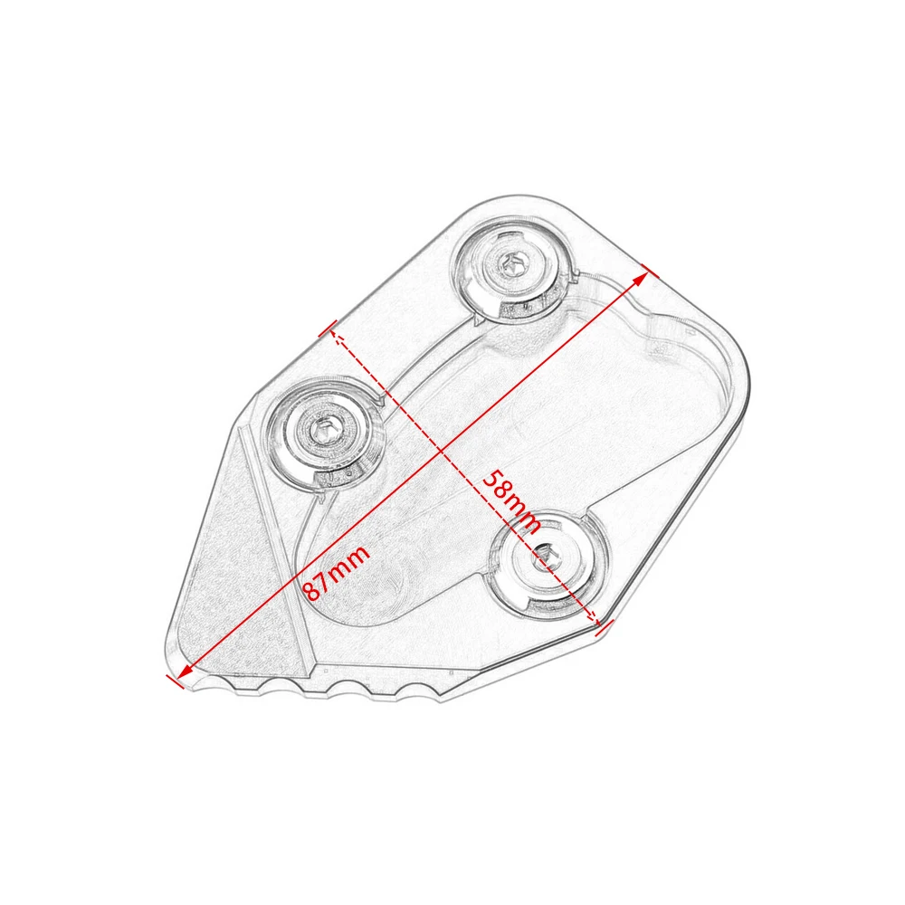 Для Honda CBR1000RR боковая подставка для ног расширение Поддержка CBR 1000 RR 1000RR 08 09 2010 2011