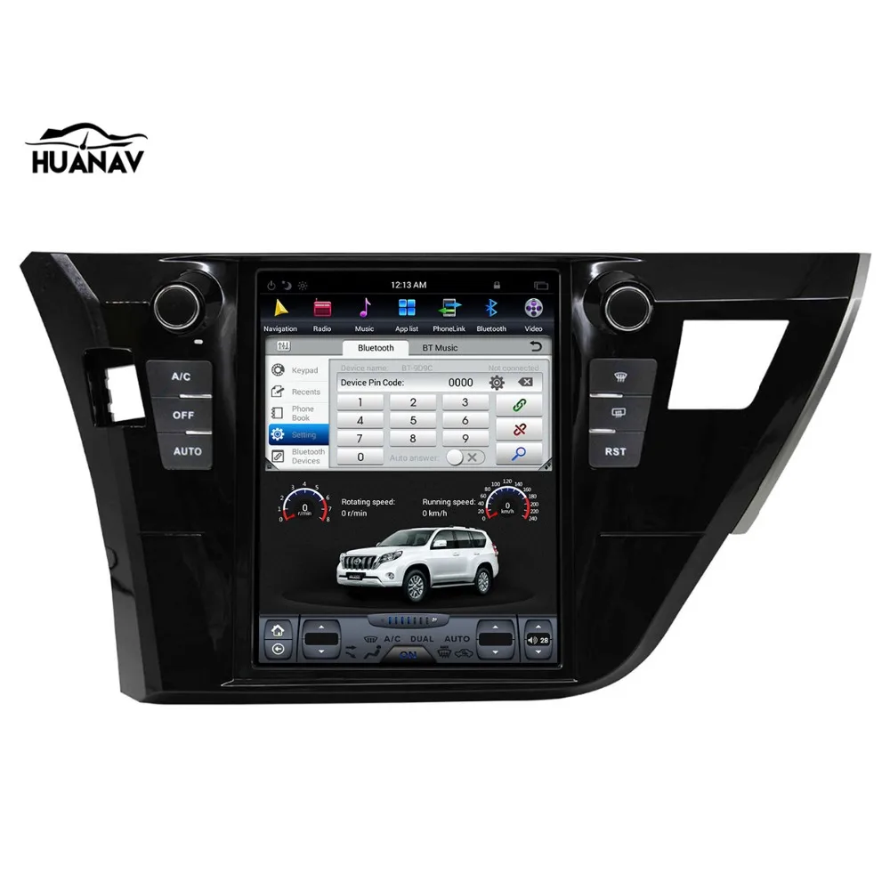 

10.4 inch Tesla Car Radio Audio Video Multimedia For Toyota Corolla 2014 2015 2016 WIFI GPS Navi Navigation no DVD Player