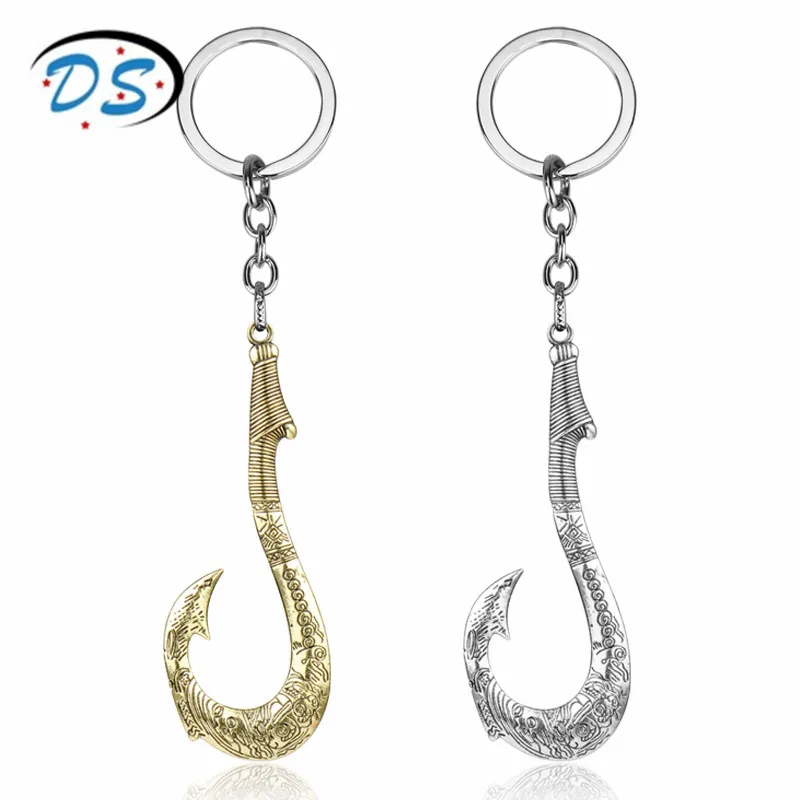 Cartoon Anime Jewelry Fishing Hook Pendants Keychain Tuna Keyrings Key Chains chaveiro llaveros | Украшения и аксессуары