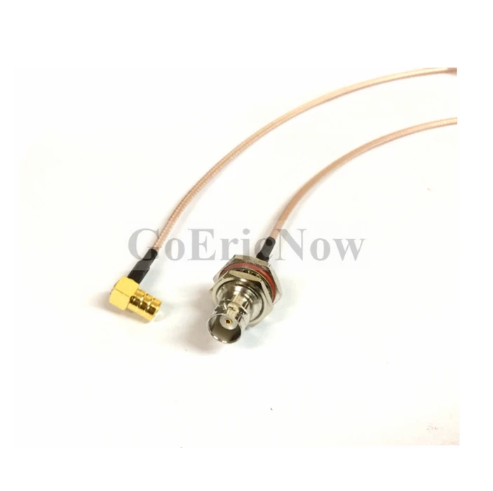 5 шт. RF коаксиальный BNC разъем под углом SMB для кабеля RG316 (30 см)|female cable connectors|female