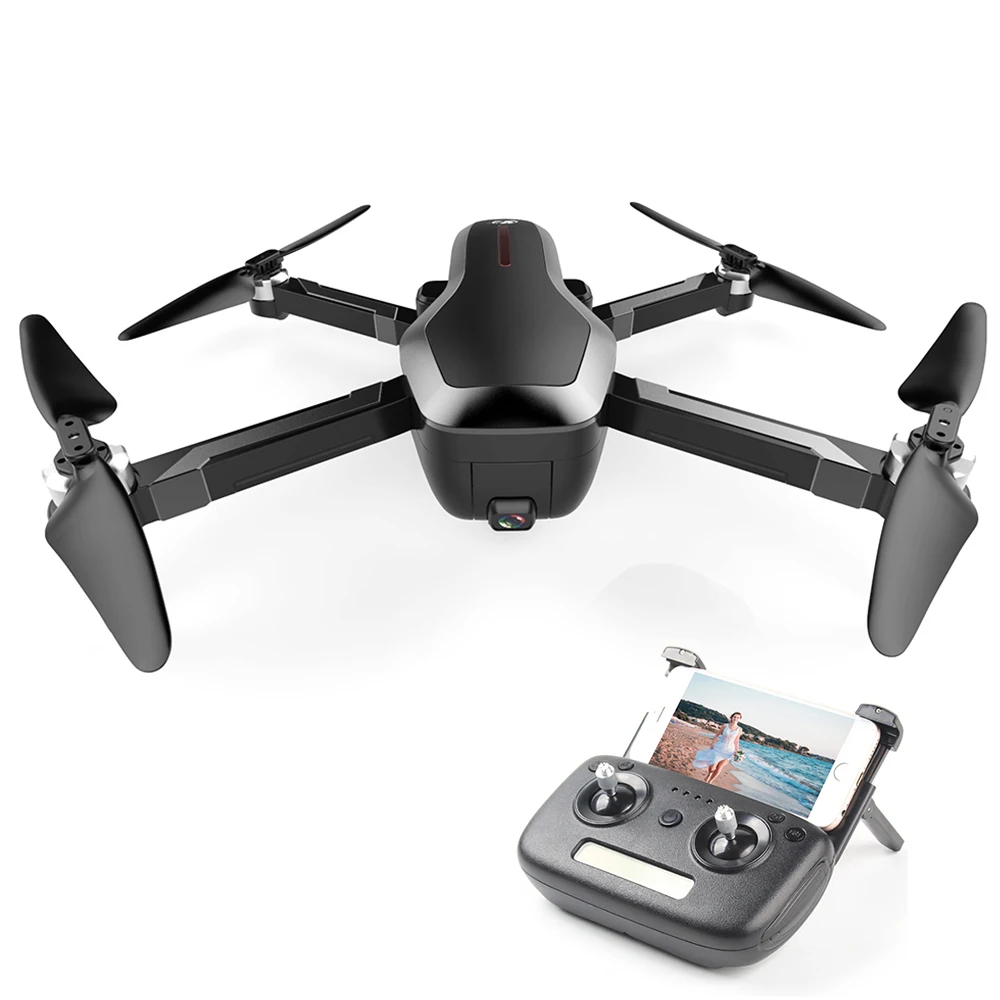 Квадрокоптер с GPS Радиоуправляемый Дрон камерой 4 K бесщеточный 5G Wi Fi FPV складной