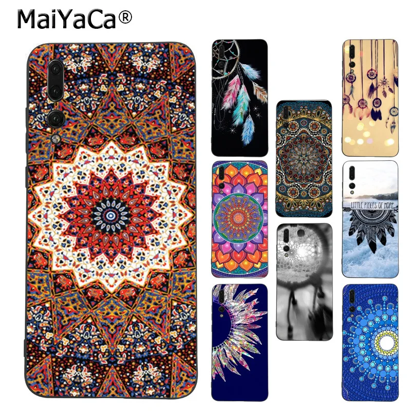 MaiYaCa Ловец снов мандала цветок чехол для телефона Huawei p20 pro p10 plus mate9 10 lite honor view 9