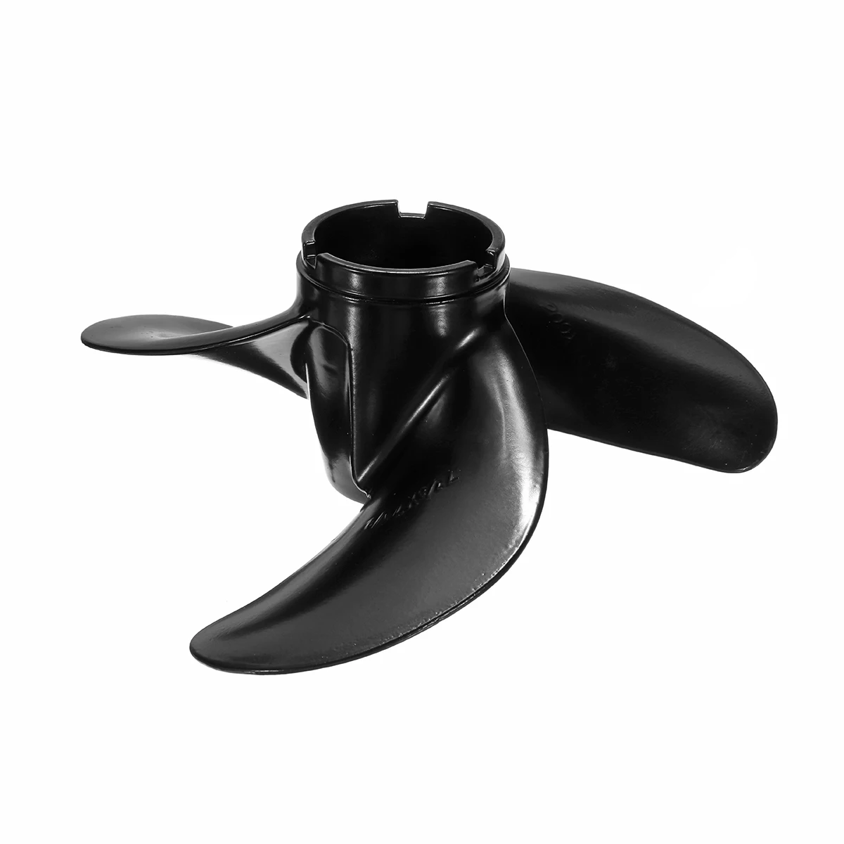 6011-079-07P Aluminum Alloy 7-7/8 x 7-1/2 Propeller For Honda Boat Outboard Engine 5HP R Rotation Marine Parts Black 3 Blades