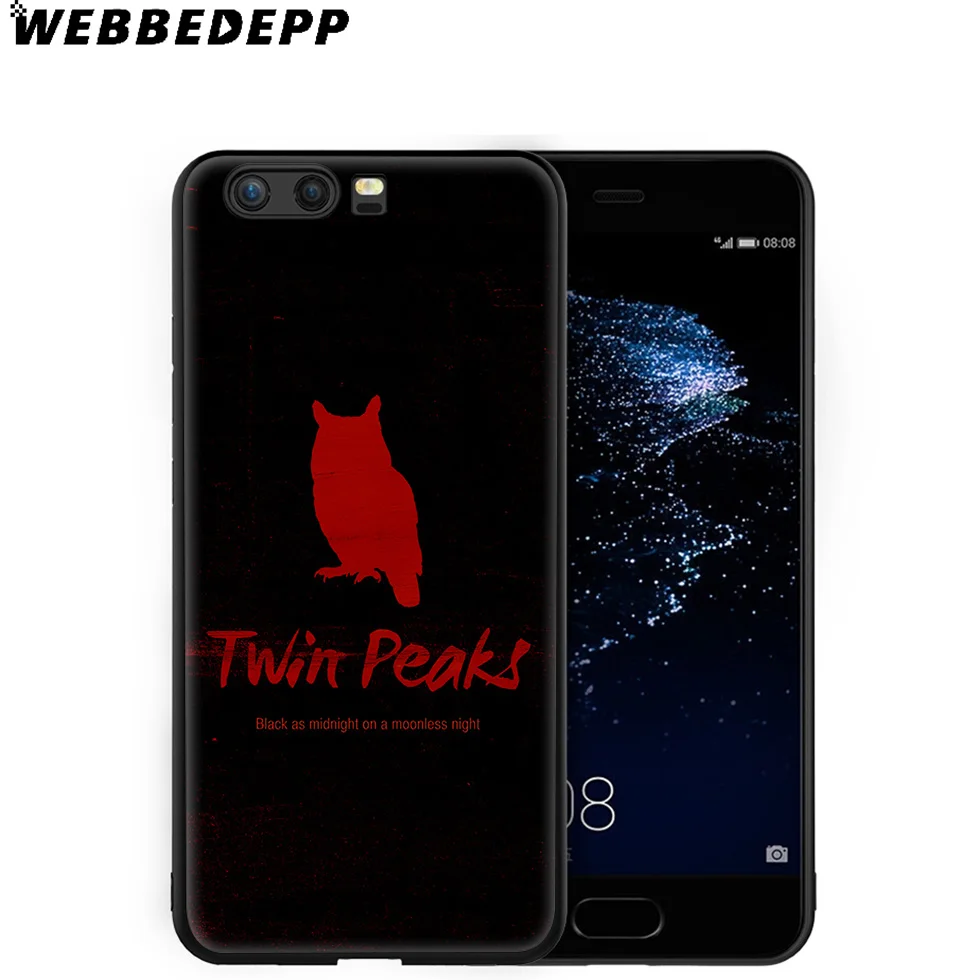 Мягкий чехол WEBBEDEPP Twin Peaks Tv для Huawei P8 P9 P10 P20 P30 Lite Pro P Smart Z Plus 2019 Y6 Prime 2018 2017 Mini |