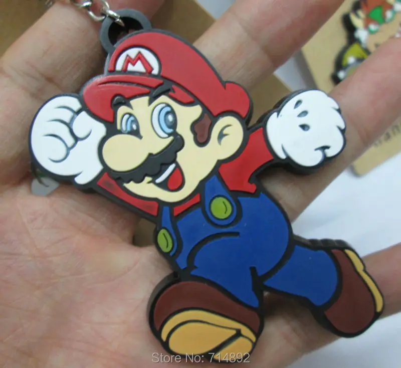 3 шт./набор Классические брелоки с подвесками|super mario|super mario keychainmario keychain |
