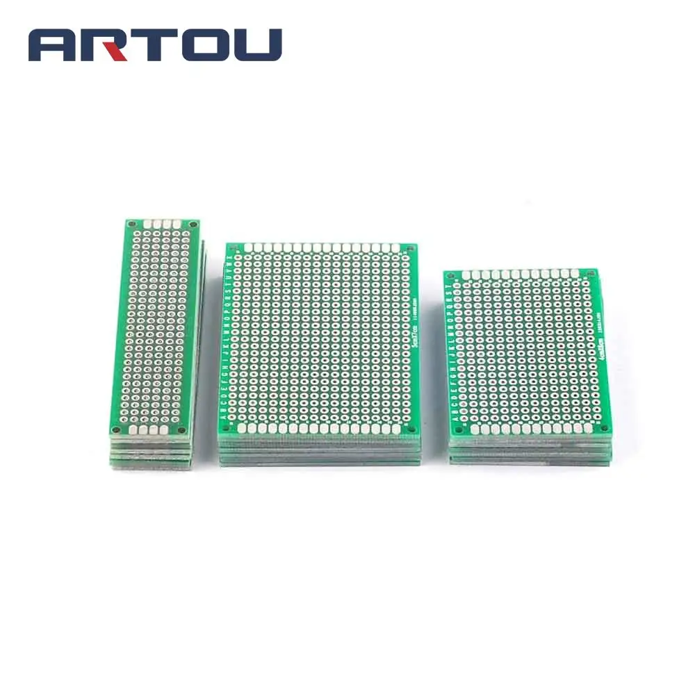 21PCS 5*7 4*6 2*3mm 3 value each 7pcs Double Side Prototype PCB Universal Board 5x7 4x6 2x8CM | Double-Sided