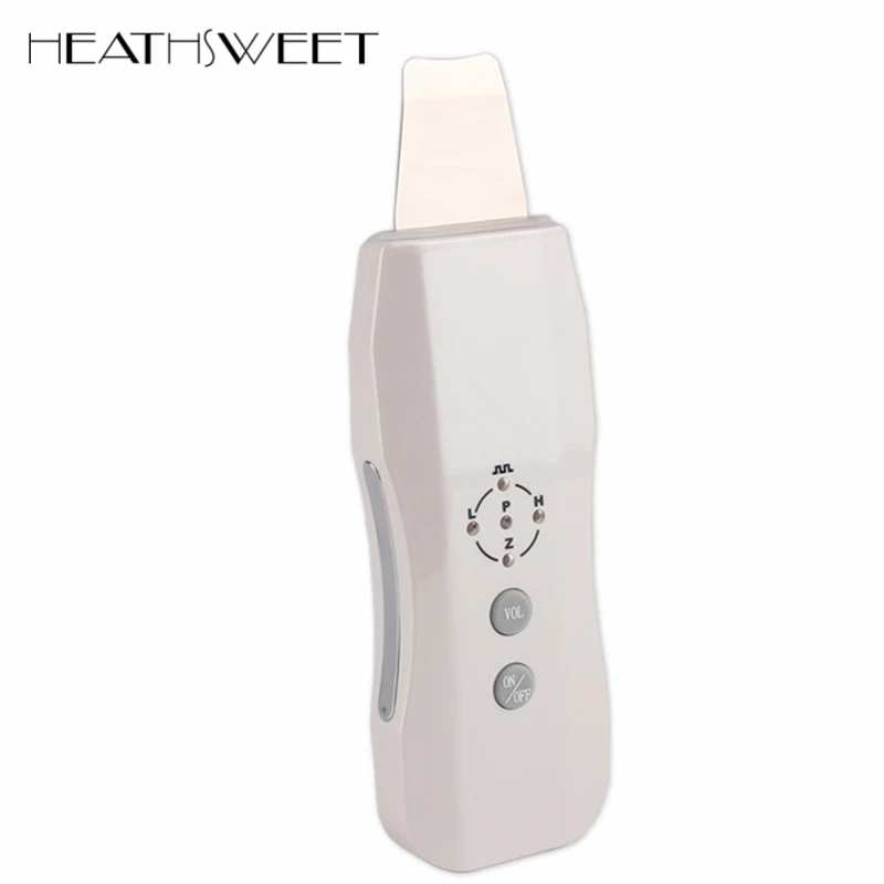 Koop Healthsweet Ultrasone Gezicht Pore Cleaner Ultrasound Skin Scrubber Galvanische Ion Spa Schoonheid Apparaat Facial Massager Lifting Machine