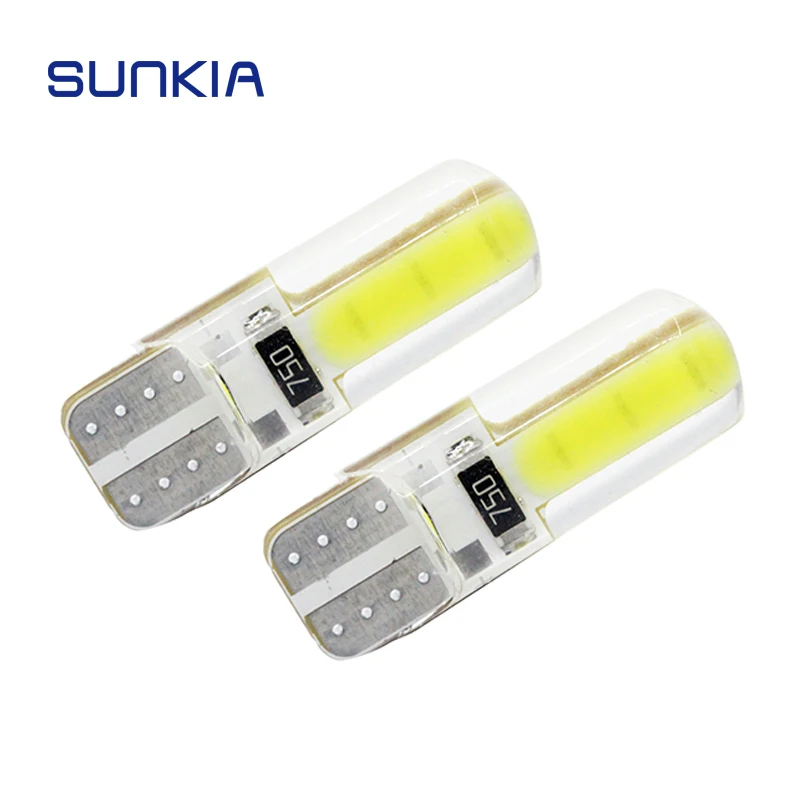 2 шт. пара SUNKIA 3 см T10 w5w 194 168 Canbus автомобильная светодиодная купольная внутренняя