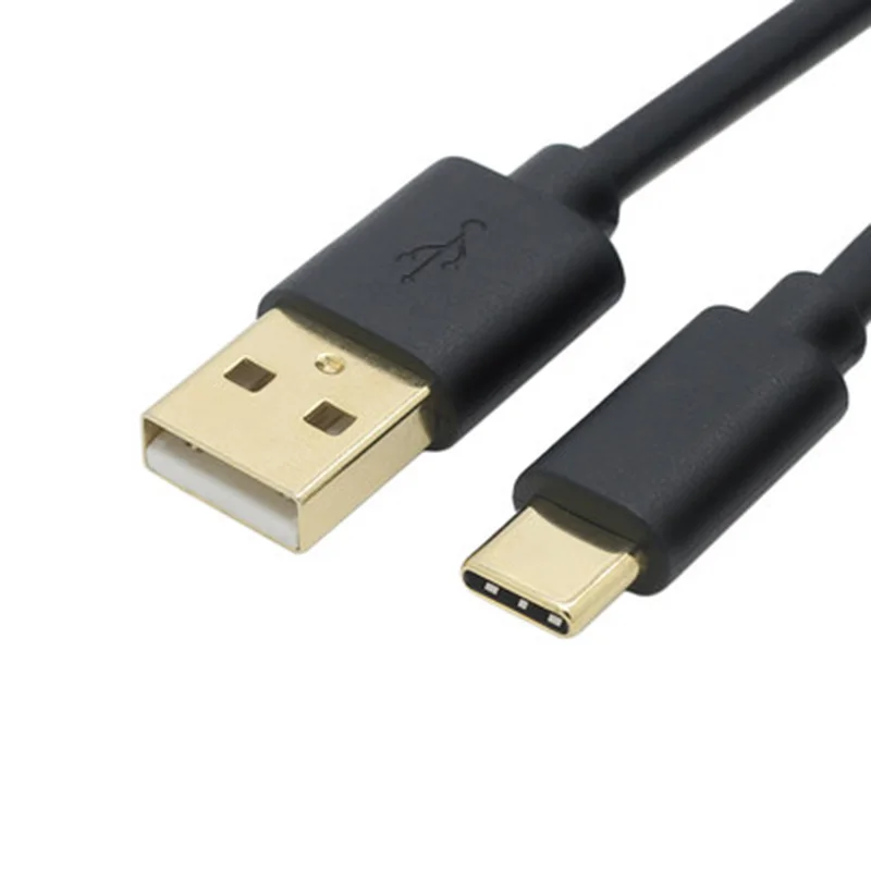 QQQRGB 12 см короткий кабель Type c позолоченный 2A Быстрая зарядка данных Тип C зарядное