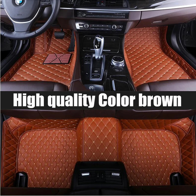 

Custom LHD/RHD Special Car Floor Mats For Nissan Tiida 2011-2021 Year Leather Waterproof Anti-slip Carpet Liners