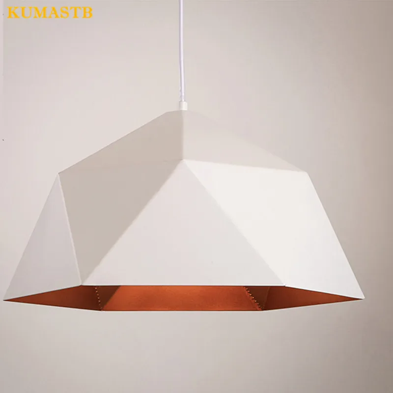 Лофт железная Пирамида абажур подвесной светильник современная столовая лампа