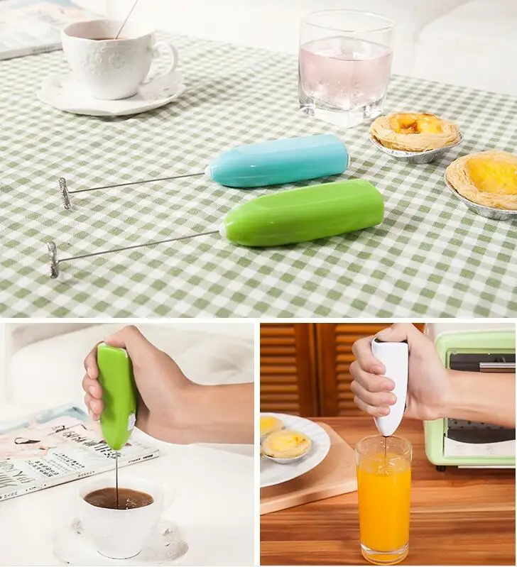 Нержавеющая сталь головы 1 шт. Кофе электрический молоко Frother Foamer Миксер с