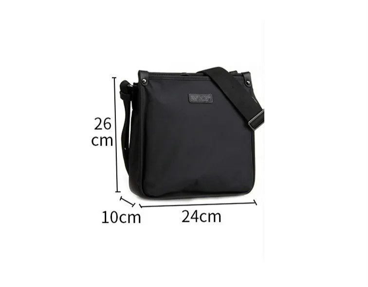 Мужская сумка через плечо Bolsos Mujer Офисная Рабочая сумка портфель Portafolio водонепроницаемый нейлоновый черный карман для сотового телефона сумки через плечо