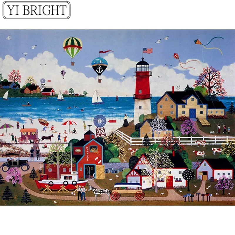 

Полностью квадратная и круглая дрель 5D DIY Алмазная картина мультяшная мозаика Вышивка крестом Алмазная вышивка пляжное украшение для дома ...