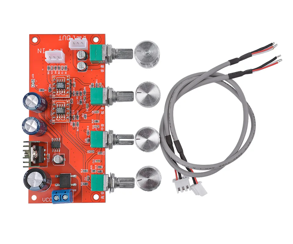 AIYIMA AD828 Hi-Fi Стерео предусилитель усилитель доска регулятор громкости Предварительный усилитель доска лучше, чем NE5532
