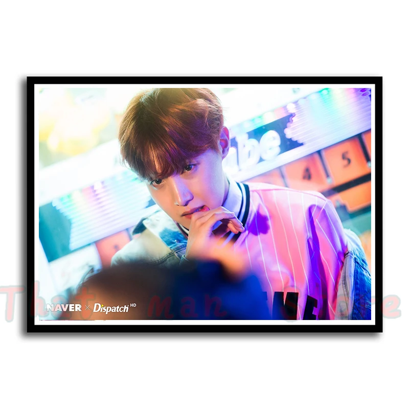 Kpop bangtan Плакаты для мальчиков членов наклейки на стену украшение дома гостиная спальня печать 42*30 см без рамки