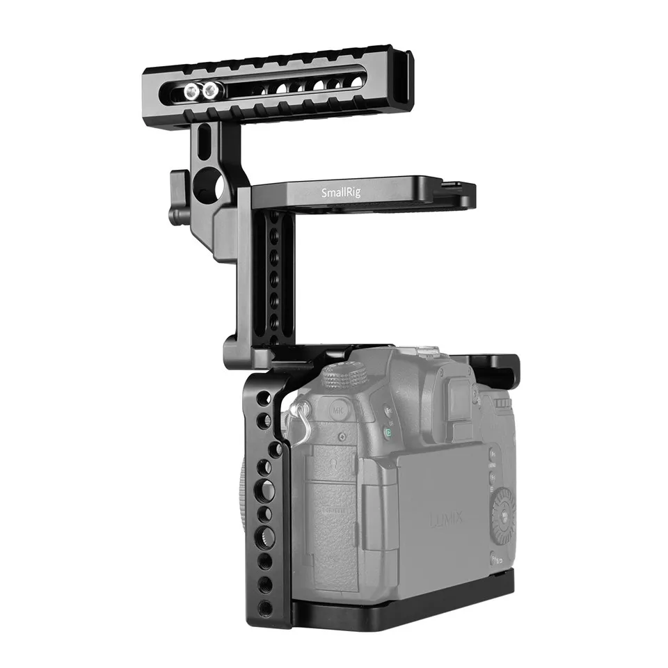 Клетка SmallRig с набором для шлема Panasonic Lumix GH5/GH5S/клетка фотографий верхней ручкой