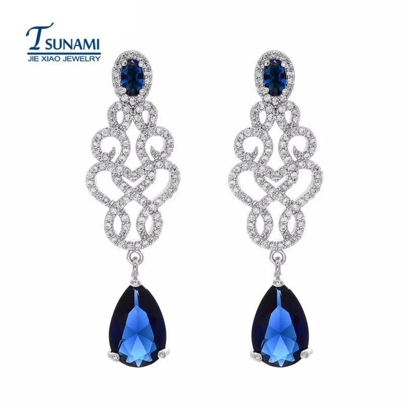 Известный бренд микро Капли серьги с кубическим цирконием новое модное